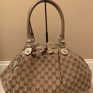 Gucci Canvas Sukey Tote